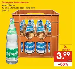 Netto Marken-Discount Stiftsquelle mineralwasser Angebot