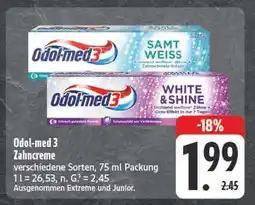 Edeka Odol-med 3 samt weiss Angebot