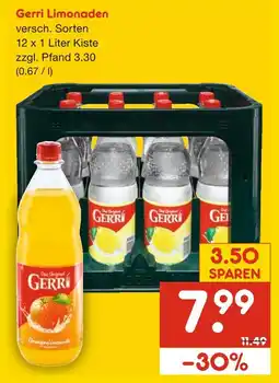 Netto Marken-Discount Gerri limonaden Angebot