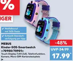 Kaufland MEBUS Kinder-SOS-Smartwatch 70900/70901 Angebot