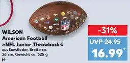 Kaufland WILSON American Football NFL Junior Throwback Angebot