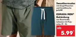 Kaufland ESMARA MEN Sweatbermudas Angebot