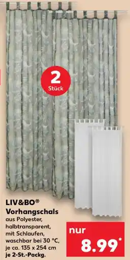 Kaufland LIV&BO Vorhangschals Angebot