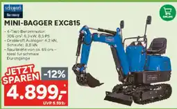 Marktkauf Scheppach mini-bagger exc815 Angebot