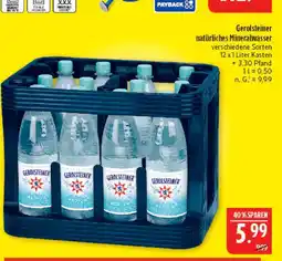 Marktkauf Gerolsteiner natürliches mineralwasser Angebot