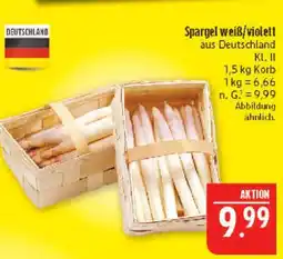Marktkauf Spargel weiß/violett Angebot