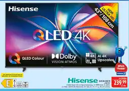 Marktkauf Hisense qled 4k uhd tv 43e70q Angebot