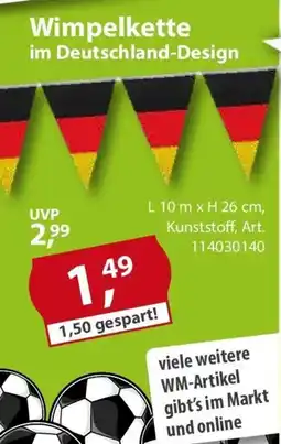 Sonderpreis Baumarkt Wimpelkette im Deutschland-Design Angebot