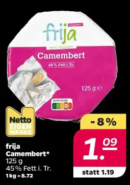 NETTO frija Camembert Angebot