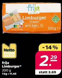 NETTO frija Limburger Angebot