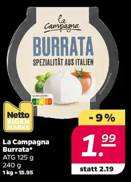NETTO La Campagna Burrata Angebot