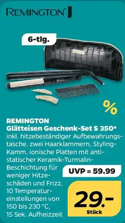 NETTO REMINGTON Glätteisen Geschenk-Set S 350 Angebot