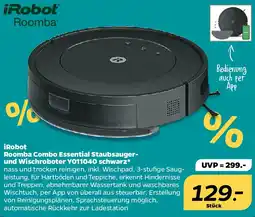 NETTO iRobot Roomba Combo Essential Staubsauger- und Wischroboter Y011040 schwarz Angebot