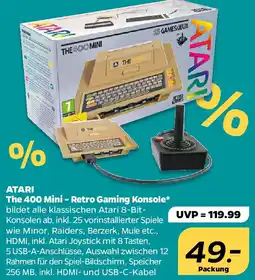NETTO ATARI The 400 Mini - Retro Gaming Konsole Angebot