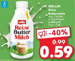 Kaufland MÜLLER Reine Buttermilch Angebot