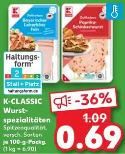 Kaufland K-CLASSIC Wurstspezialitäten Angebot