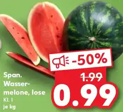 Kaufland Span. Wassermelone, lose Angebot