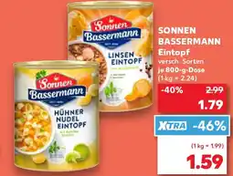 Kaufland SONNEN BASSERMANN Eintopf Angebot