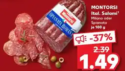 Kaufland MONTORSI Ital. Salami Angebot