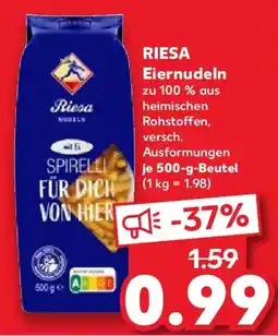 Kaufland RIESA Eiernudeln Angebot