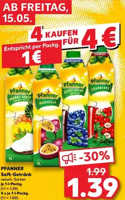 Kaufland PFANNER Saft-Getränk Angebot