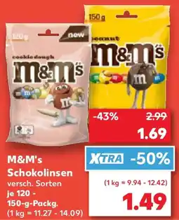 Kaufland M&M's Schokolinsen Angebot