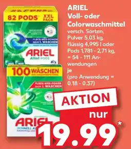 Kaufland ARIEL Voll- oder Colorwaschmittel Angebot