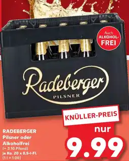 Kaufland RADEBERGER Pilsner oder Alkoholfrei Angebot