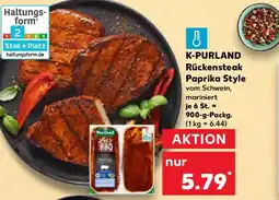Kaufland K-PURLAND Rückensteak Paprika Style Angebot