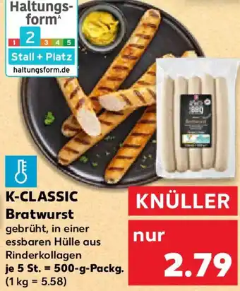 Kaufland K-CLASSIC Bratwurst Angebot