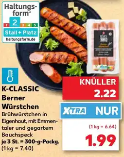 Kaufland K-CLASSIC Berner Würstchen Angebot