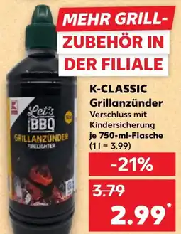 Kaufland K-CLASSIC Grillanzünder Angebot
