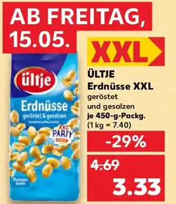 Kaufland ÜLTJE Erdnüsse XXL Angebot