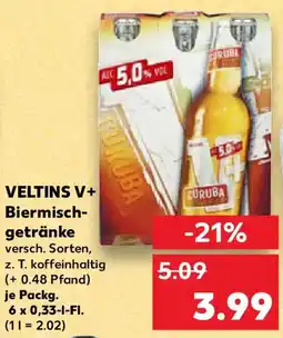 Kaufland VELTINS V+ Biermischgetränke Angebot