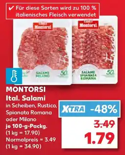 Kaufland MONTORSI Ital. Salami Angebot