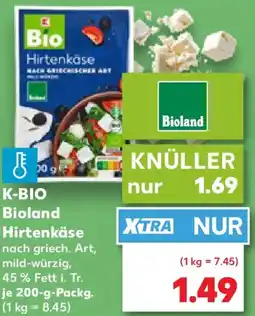 Kaufland K-BIO Bioland Hirtenkäse Angebot