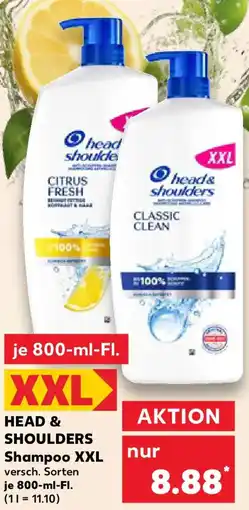 Kaufland HEAD & SHOULDERS Shampoo XXL Angebot