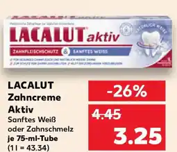Kaufland LACALUT Zahncreme Aktiv Angebot