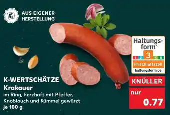 Kaufland K-WERTSCHÄTZE Krakauer Angebot