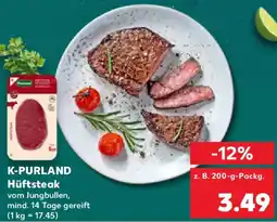 Kaufland K-PURLAND Hüftsteak Angebot