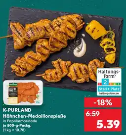 Kaufland K-PURLAND Hähnchen-Medaillonspieße Angebot