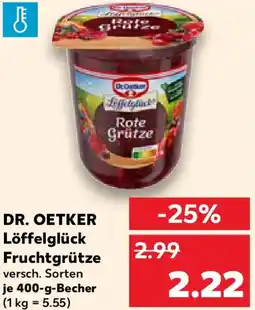 Kaufland DR. OETKER Löffelglück Fruchtgrütze Angebot