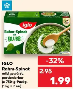 Kaufland IGLO Rahm-Spinat mild Angebot