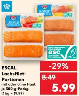 Kaufland ESCAL Lachsfilet- Portionen Angebot