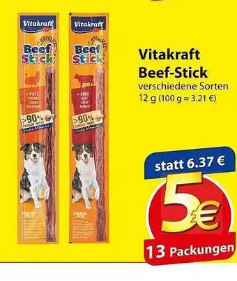 Famila Nord Ost Vitakraft Beef Stick Angebot