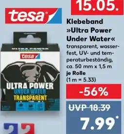 Kaufland tesa Klebeband Ultra Power Under Water Angebot