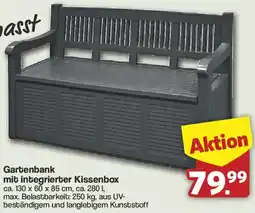 Famila Nord West Gartenbank mit integrierter Kissenbox Angebot