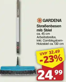 Famila Nord West GARDENA Straßenbesen mit Stiel Angebot