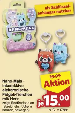 Famila Nord West Nano-Mals interaktive elektronische Fidget-Tierchen mit Herz Angebot