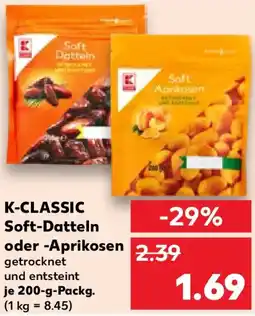 Kaufland K-CLASSIC Soft-Datteln oder Aprikosen Angebot